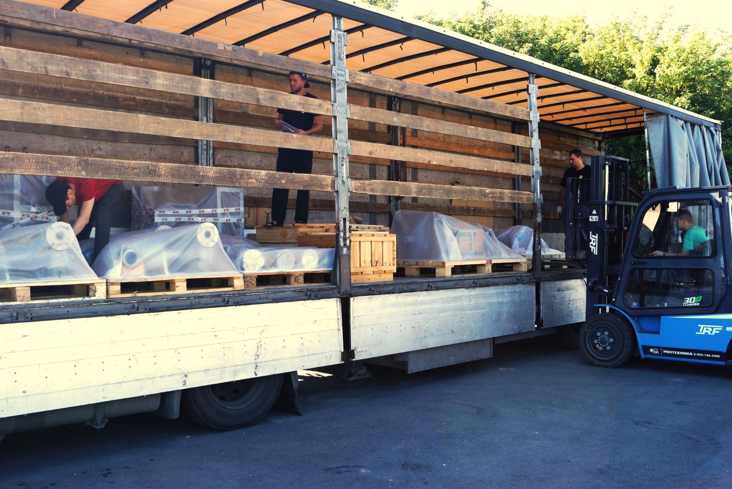High-pressure valves for the CHP plant were shipped by the manufacturer | photo