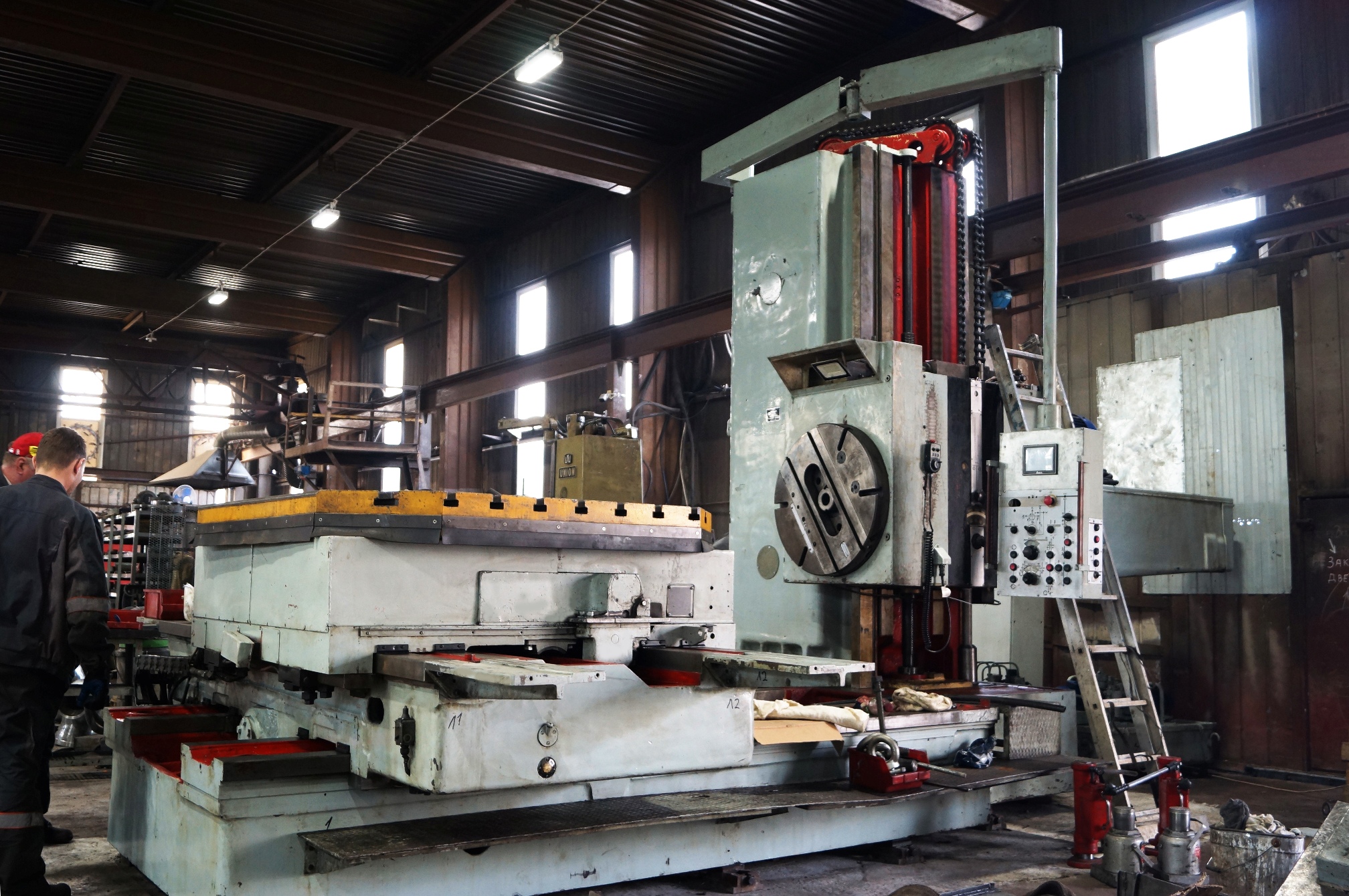 horizontal boring machine at the amk plant photo