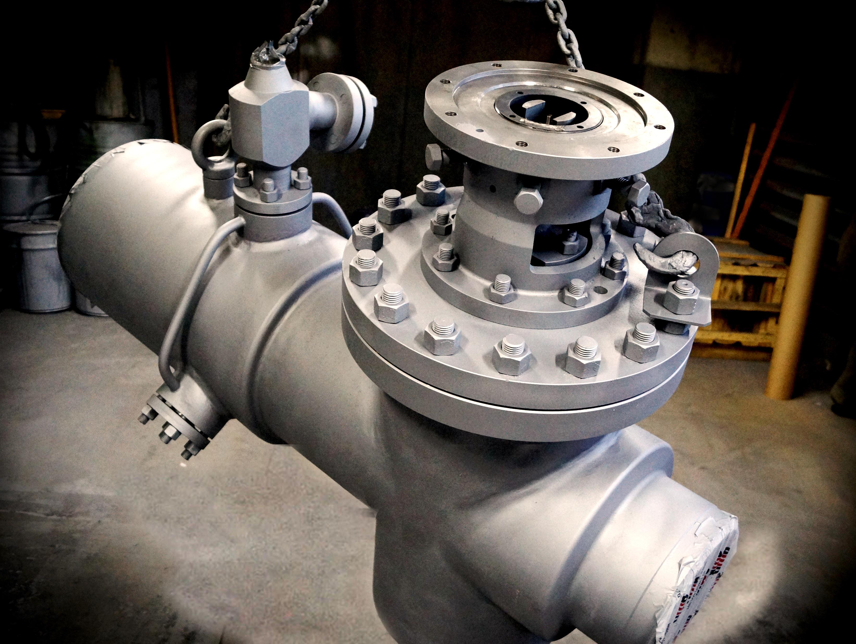 throttle disc control valve | production