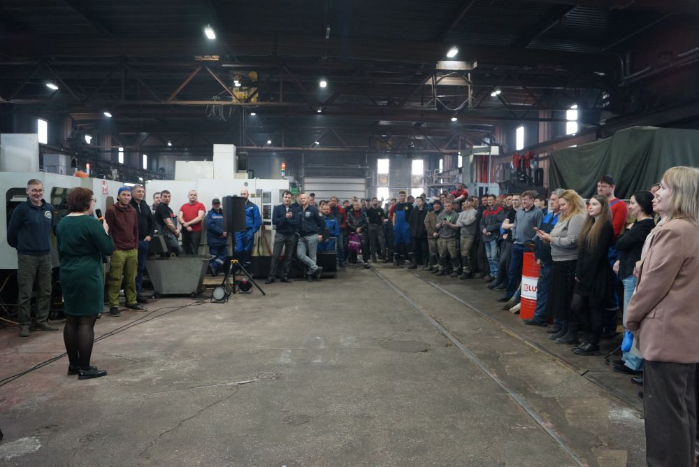 The Altai Machine-Building Company held an event dedicated to February 23rd | Company staff