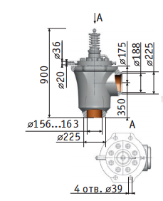 Main safety valve 1203-150/200-0 Picture