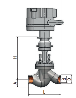 Stop valve 1с-8-2э picture