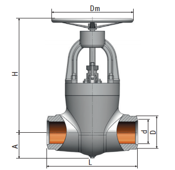 Gate valve on a high pressure 1120-100-м-01 Picture
