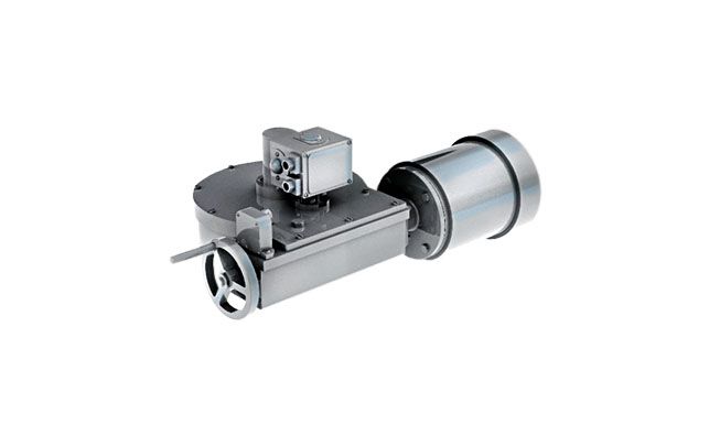 Built-in actuator амк-еа-iw-1800 type G for pipeline valve| picture