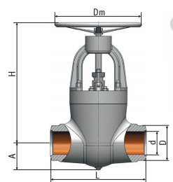 Gate valve 1126-150-m on medium parameters Picture
